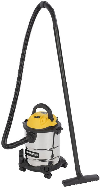 Aspirador eléctrico powerplus húmedo-seco powx322 - aspirador 1000w coche, alfombras, función aspiración-soplado - depósito 15l - con 3 acc.