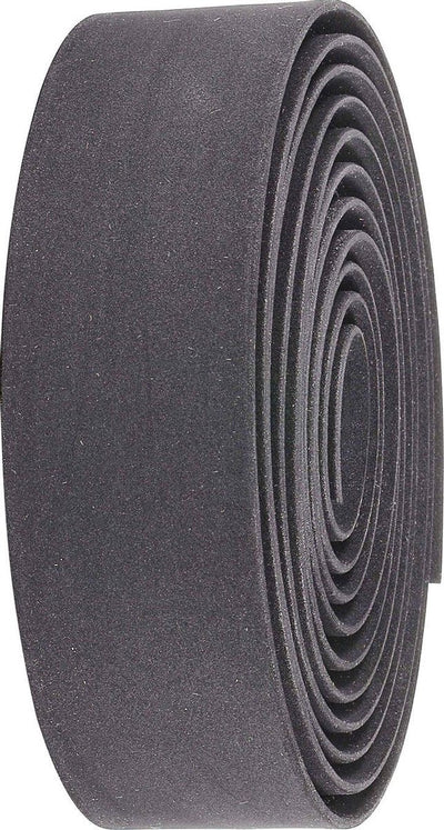 Bbb cycling handlebar tape racing bike - non-slip stretch material - length: 200cm - thickness: 3.5mm - including handlebar caps - black - racing ribbon gel bht-05
