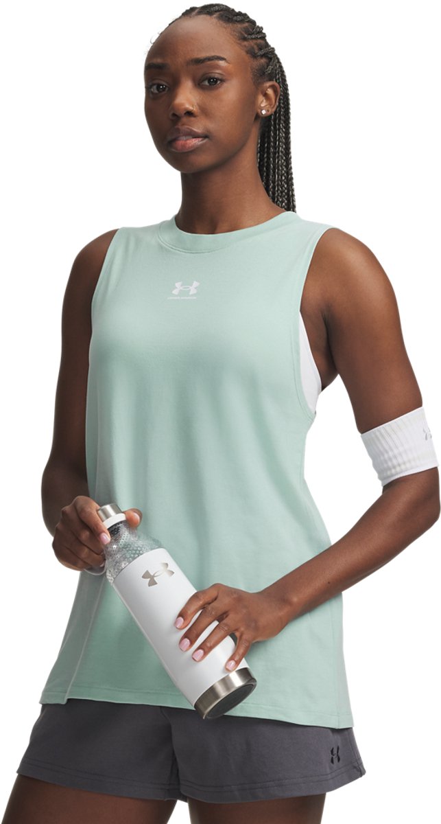 Camiseta deportiva Under Armour UA Rival Muscle Tank-Blu - Mujer - Azul