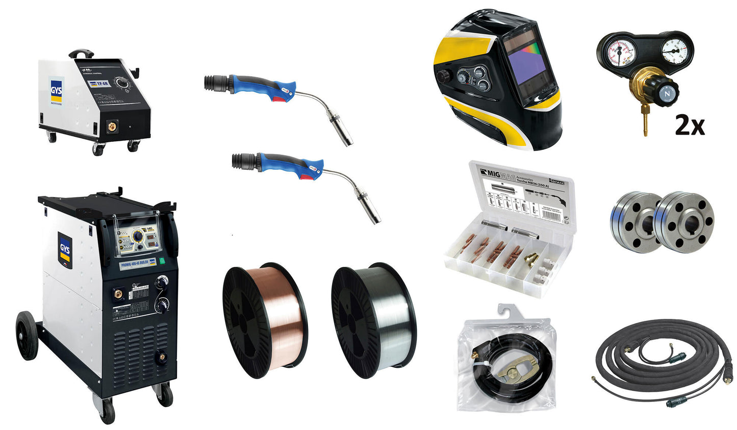 Gys Welding Machine Promig 400-4s Duo DV set
