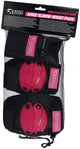 Street rider beschermset m - roze, 6dlg.