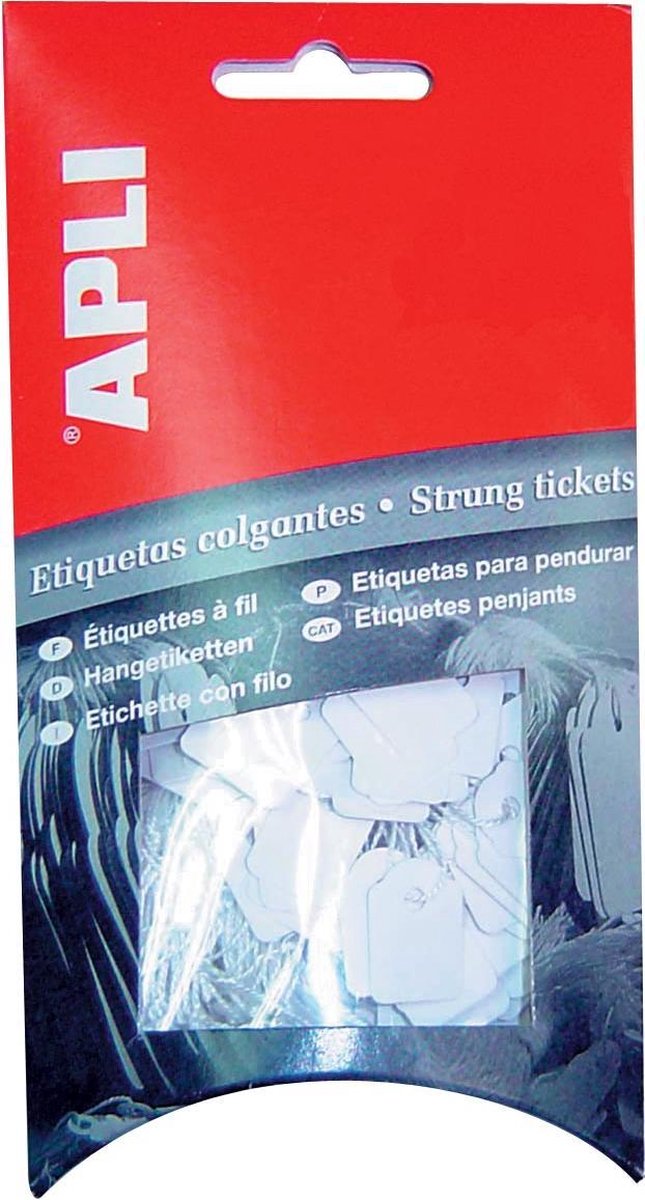 Apli draadetiketten ft 13 x 20 mm (b x h) (7008) | etui van 200 stuks
