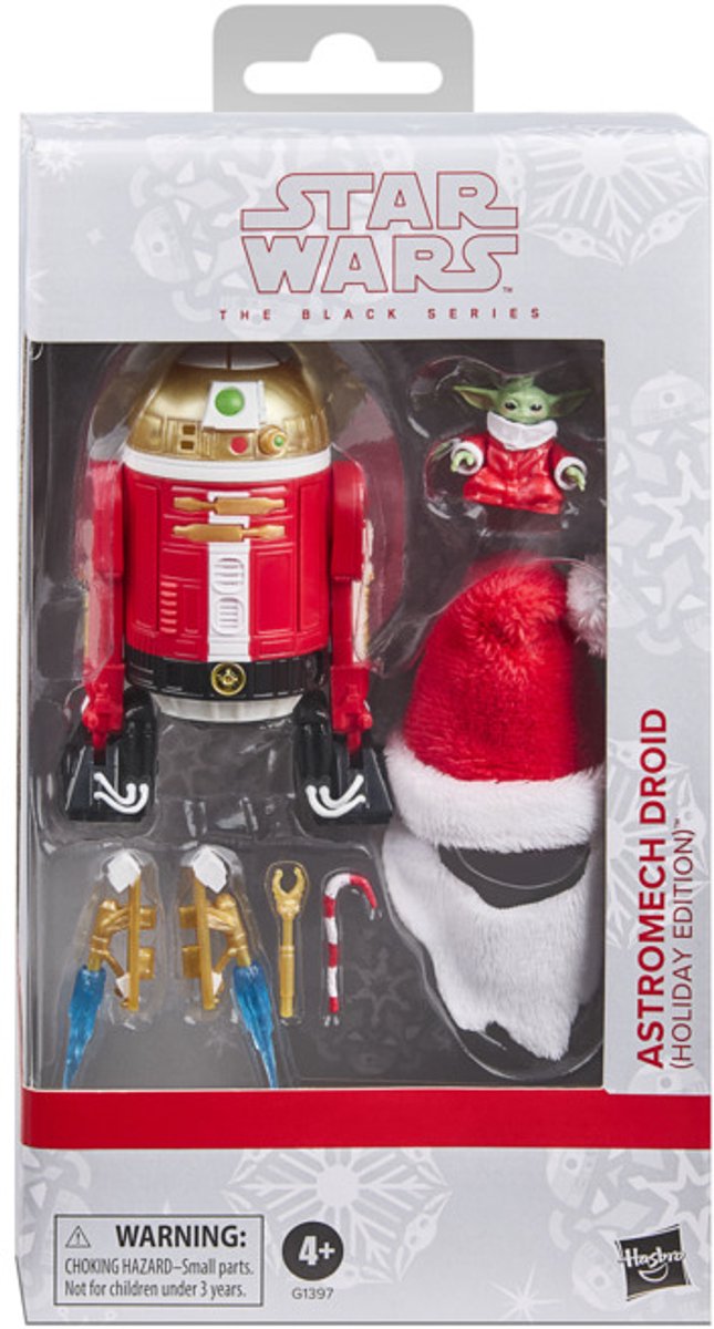 Hasbro star wars black series action figure astromech droid (holiday edition) 15 cm action figure