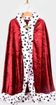 Den Goda Fen vestire mantello re velluto rosso 98-128 3-8 anni giocattoli.