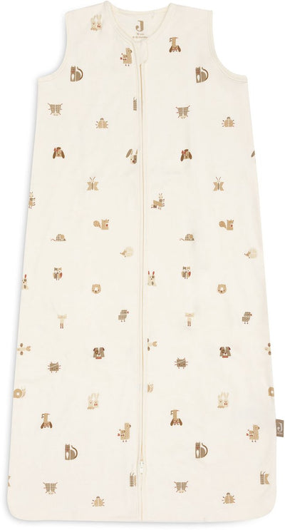 Jollein sacco nanna bimbo senza maniche 70 cm - jersey - gli amici degli animali