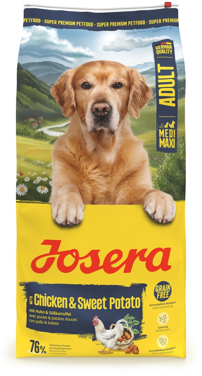 Josera pollo patate dolci - cibo per cani - medio maxi adulto - 12,5 kg
