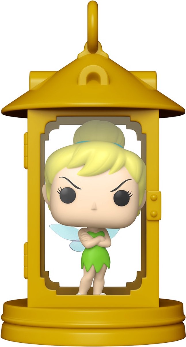 Disney Funko Peter Pan - ¡Pop del 100 aniversario del aniversario! peter pan deluxe - figura coleccionable tink atrapado 9 cm - multicolores