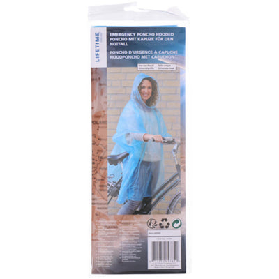 Poncho di pioggia usa e getta a vita