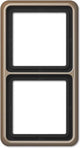 Jung cd582gb afdekking frame 2-voudig brons 1 stuk(s)