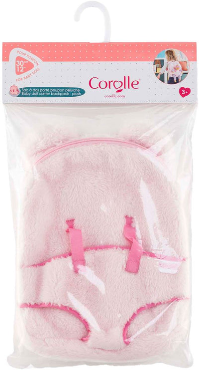 Corolle Pink Plush Molls rodeando hacia atrás, 30 cm