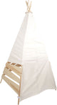 Carpa tipi de madera pequeña al aire libre