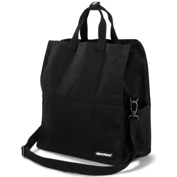 Borsa per biciclette singola Shopper Urbanproof City Shopper 22L Black