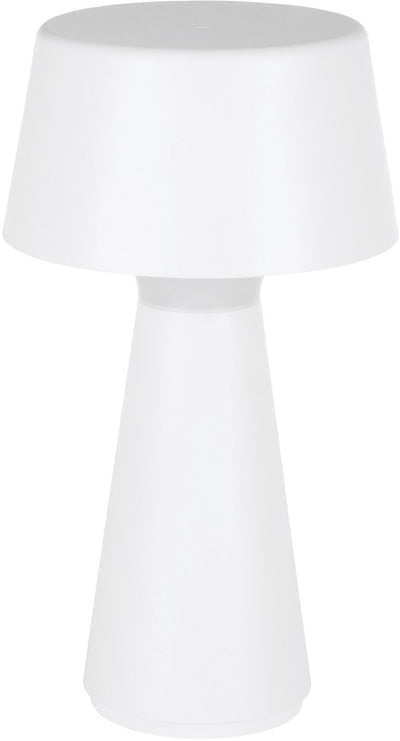 Lampada da tavolo Eglo scorrano - dimmer touch - wireless - 29 cm - bianca - luce bianca orientabile - ricaricabile - per interni ed esterni