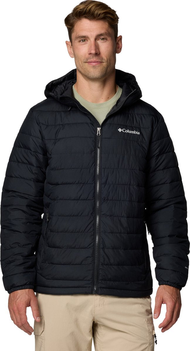 Chaqueta con capucha Columbia Powder Lite™ II para hombre - negro - talla m