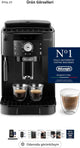 De'longhi magnifica s ecam11.112.b, cafetera totalmente automática con espumador de leche para capuchino, botones de selección directa de espresso y controlador giratorio, función 2 tazas, negra