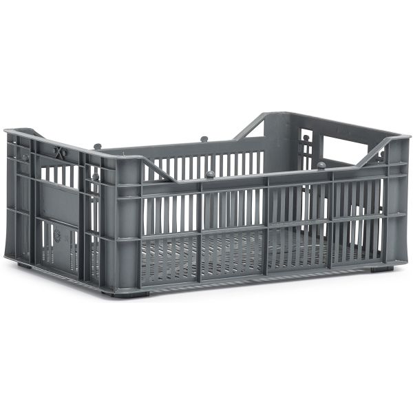 Crate di biciclette a prova urbana Helsinki Plastica 7L Asse grigio 30x20x11 cm