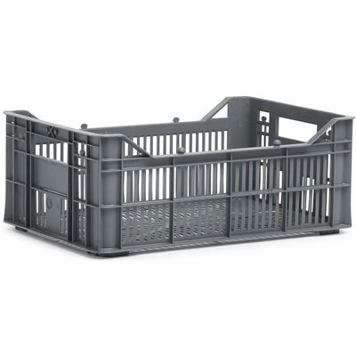 Crate di biciclette a prova urbana Helsinki Plastica 7L Asse grigio 30x20x11 cm