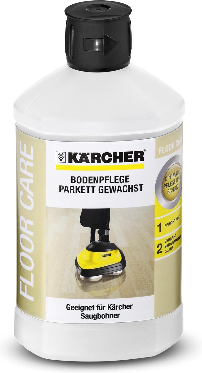 Cuidado de suelos Kärcher para encerados con acabado de cera de aceite rm 530, 1l - fp 303 - suelos de madera encerados con acabado de cera de aceite