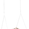 Swing de nido de pie pequeño con marco de madera, 100x100 cm