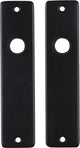 Scudo per porta Starx - oscurante corto - ferramenta per porta interna - alluminio - nero