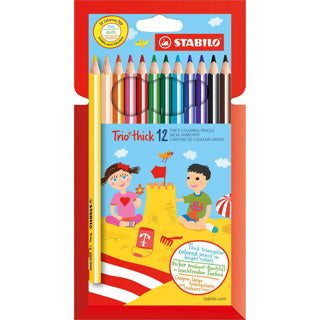 Stabilo trio thick colored pencil - 12 colors