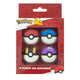 Set gomme da cancellare Pokemon Undercover - 4 pz.