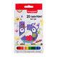 Bruynzeel felt-tip pens 20 twin tip points