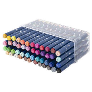 Creative craft group nassau round dual markers - 48pcs.