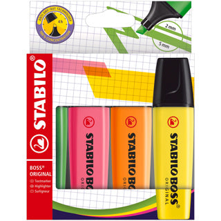 Stabilo Boss Original penny, 4st.