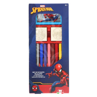 Conjunto de sellos de color Spiderman de 13 piezas