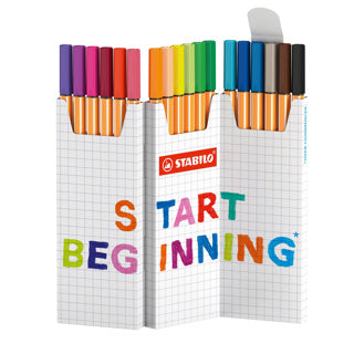 Stabilo point 88 zig zag fineliners - 18dlg.