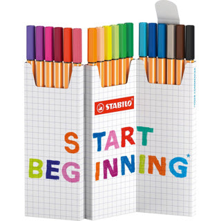 Stabilo point 88 zig zag fineliners - 18dlg.