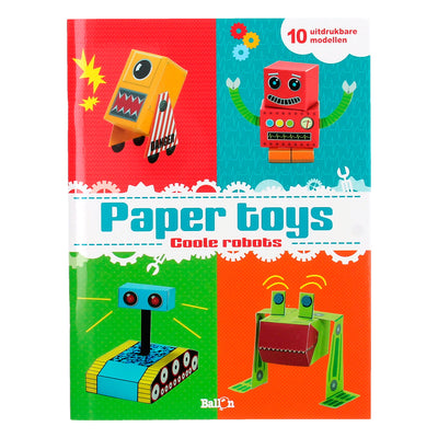 Paper Toys Craft Book Robots Cool Robots