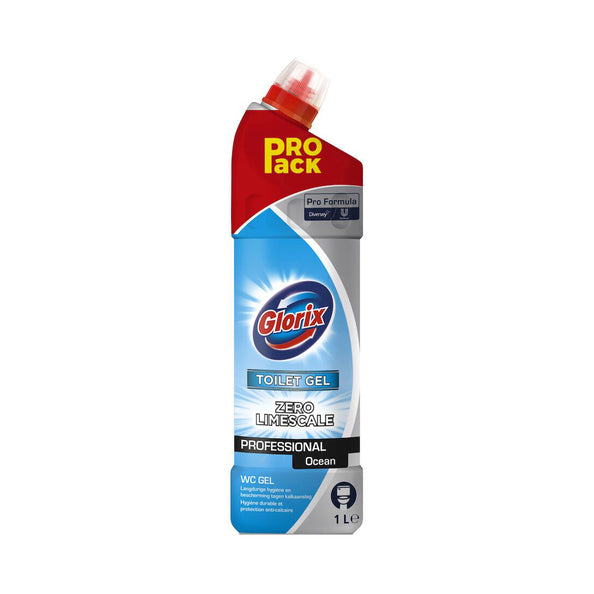 Gel de tocador Glorix profesional océano (12x1 litro)