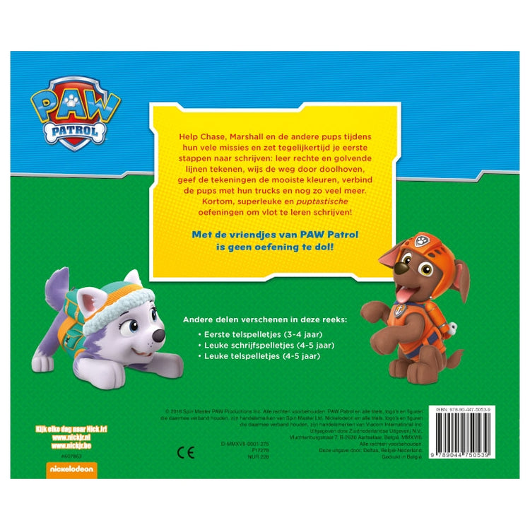 Paw Patrol First Writing Games (3-4 anni)