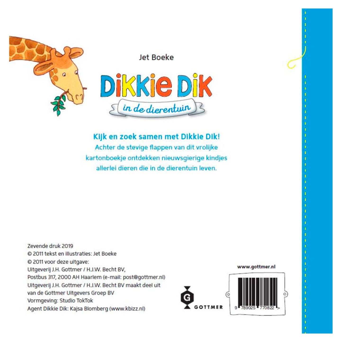 Gottmer uitgevers groep dikkie dik in de dierentuin