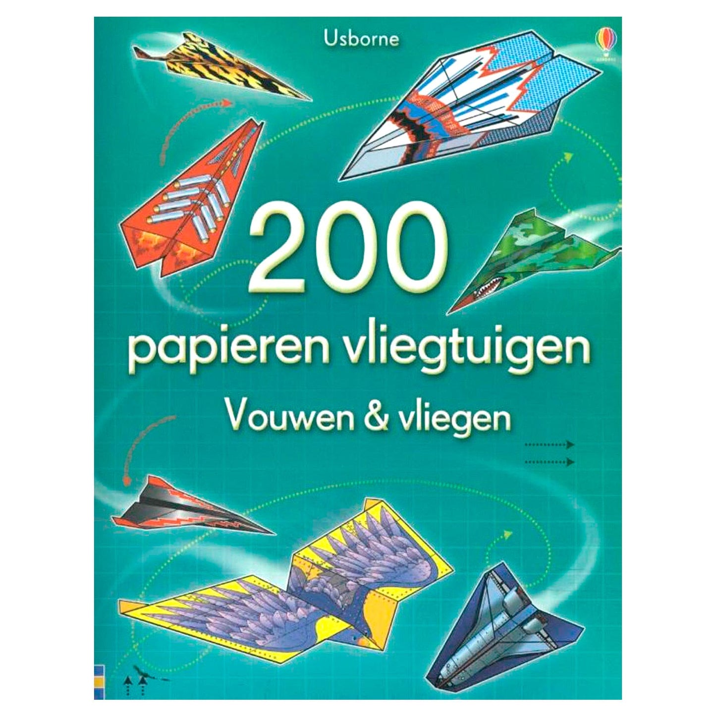 Centraal boekhuis 200 papieren vliegtuigen vouwen vliegen