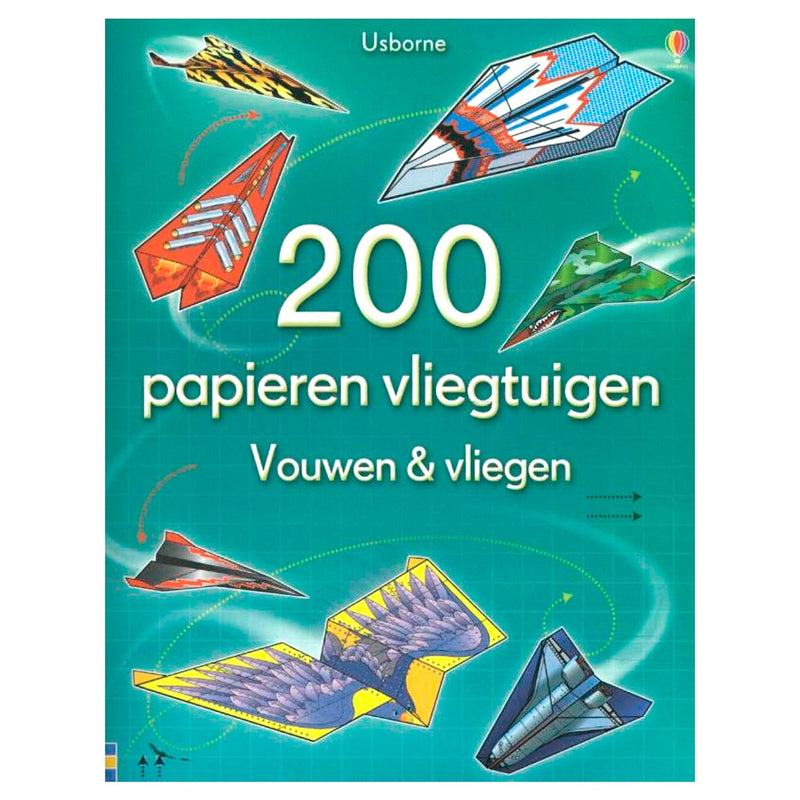 Centraal boekhuis 200 papieren vliegtuigen vouwen vliegen