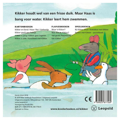 Centraal boekhuis kikker gaat zwemmen