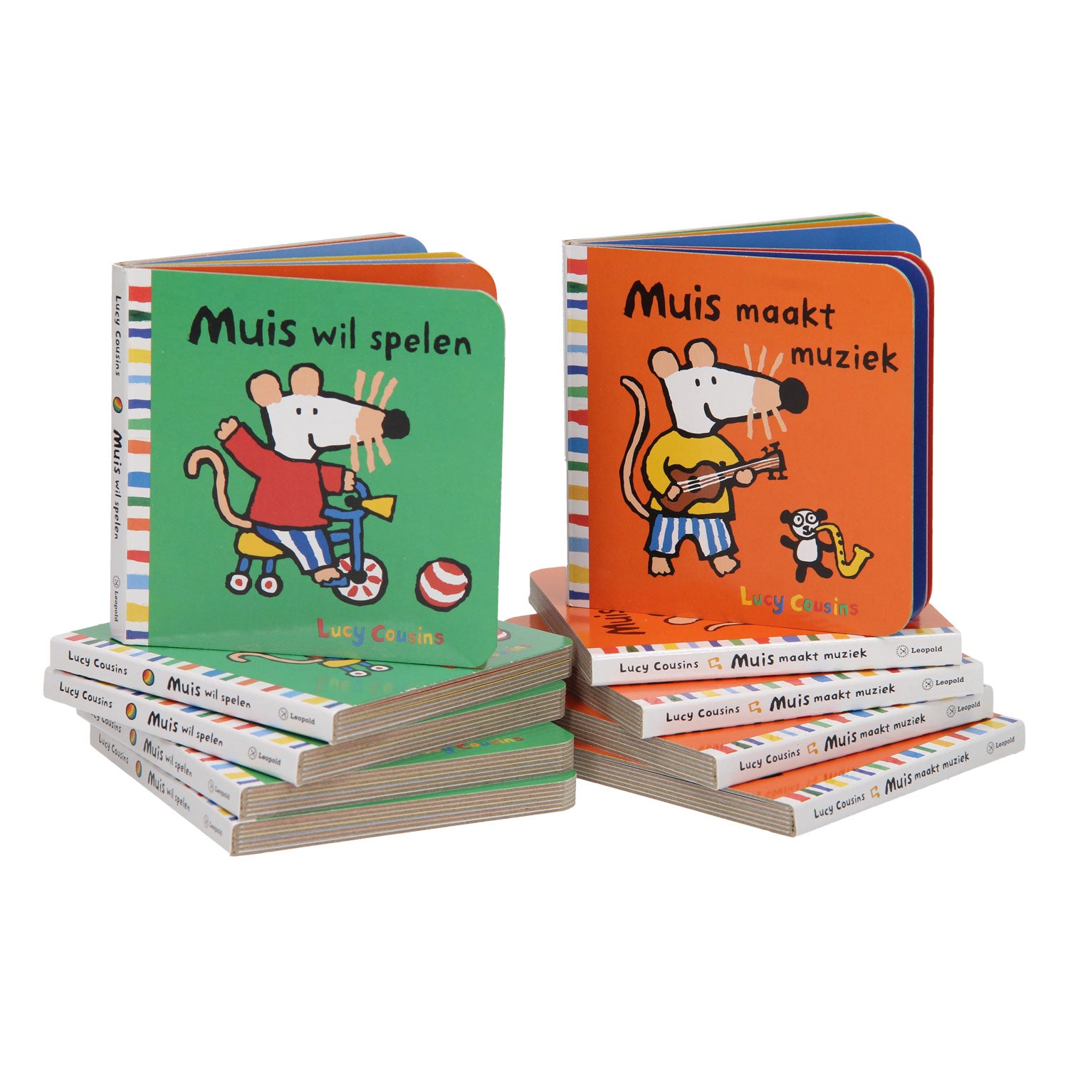 Wpg uitgevers muis uitdeelboekjes, 2x5st.