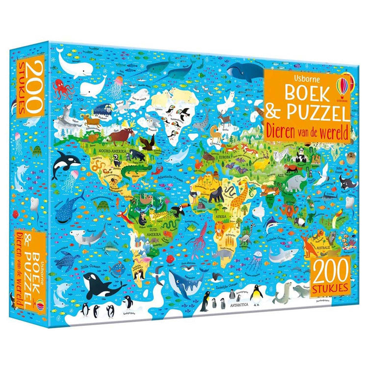 Editori WPG animali del mondo libro e puzzle