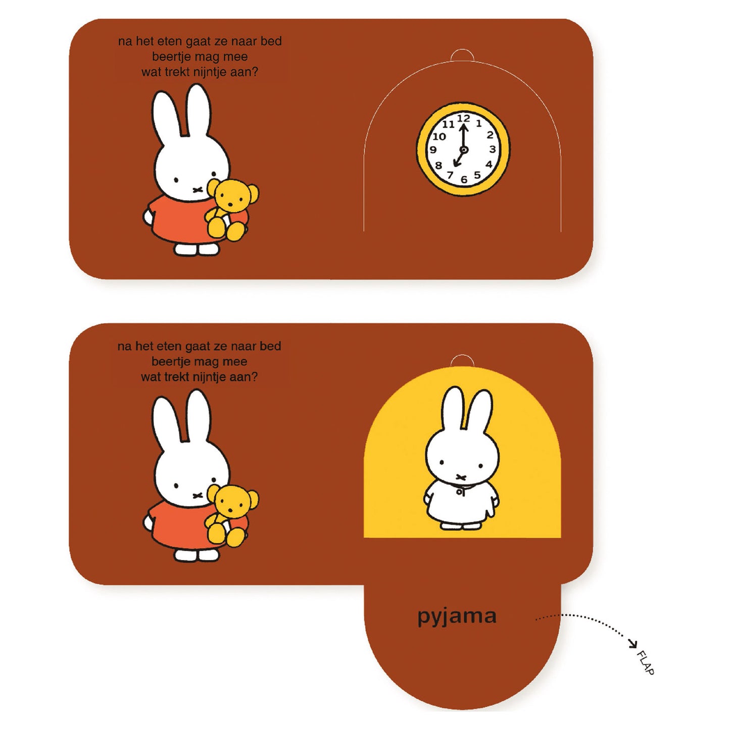 Libro de solapas Central Book House para dormir con Miffy