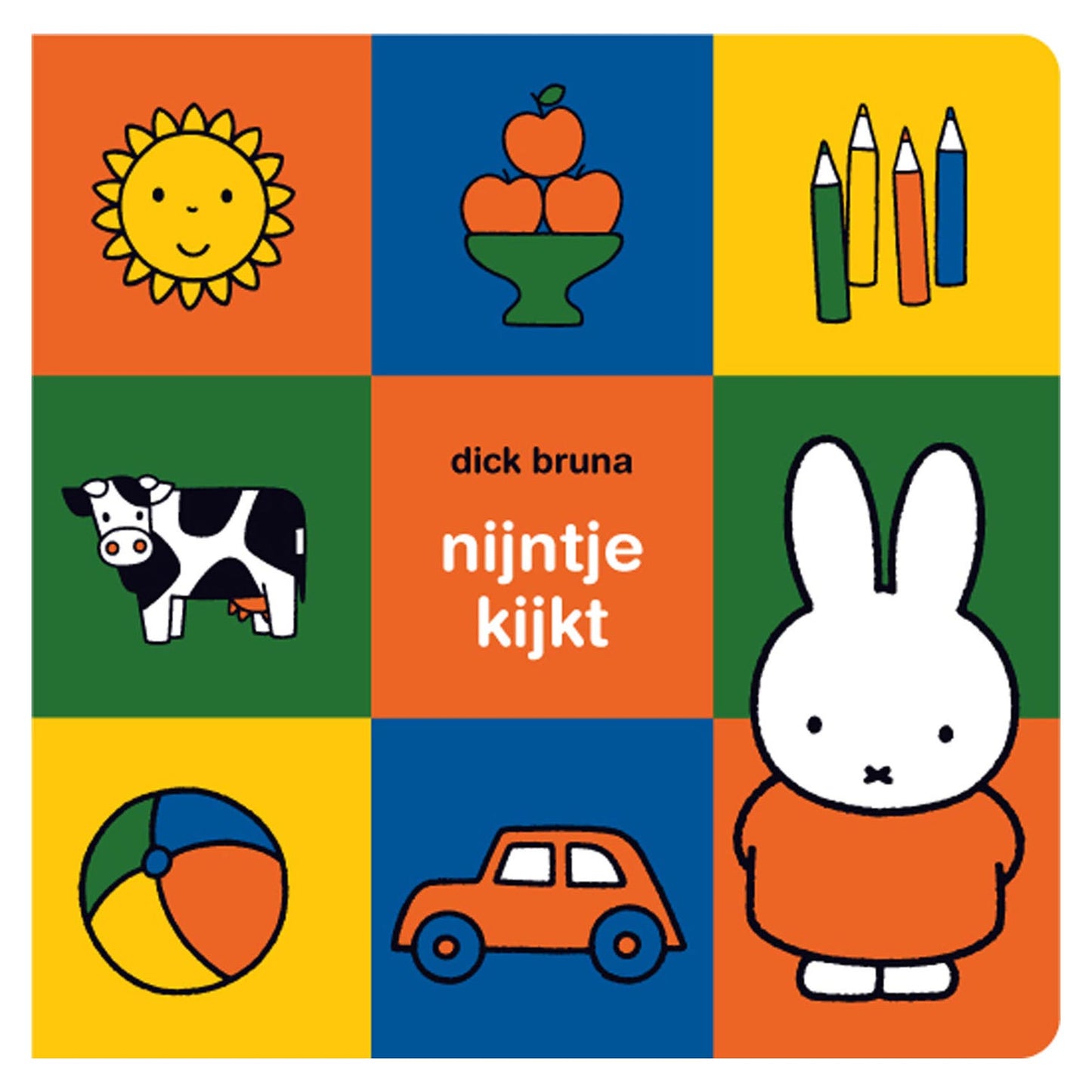 Miffy se ve en la casa central del libro
