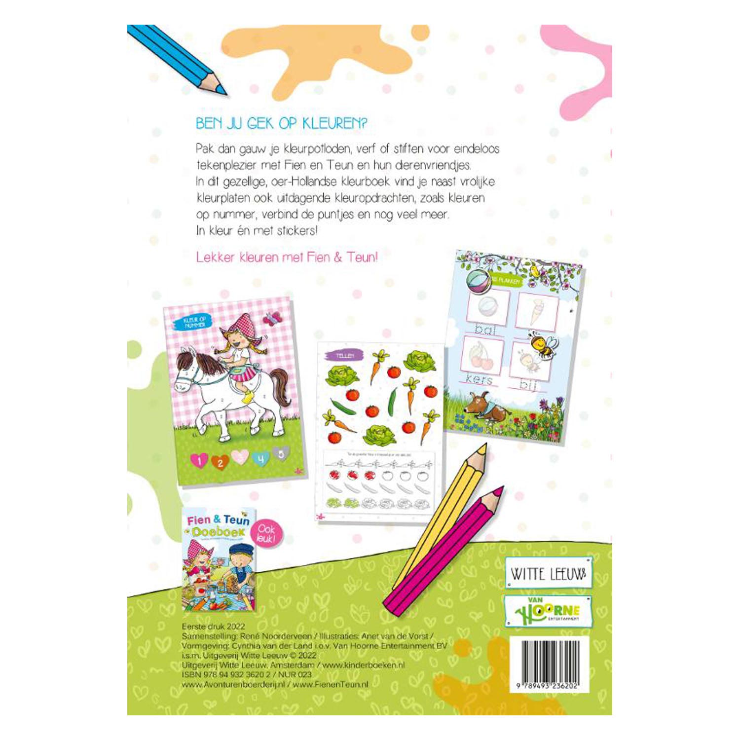 Libro da colorare fien teun degli editori WPG