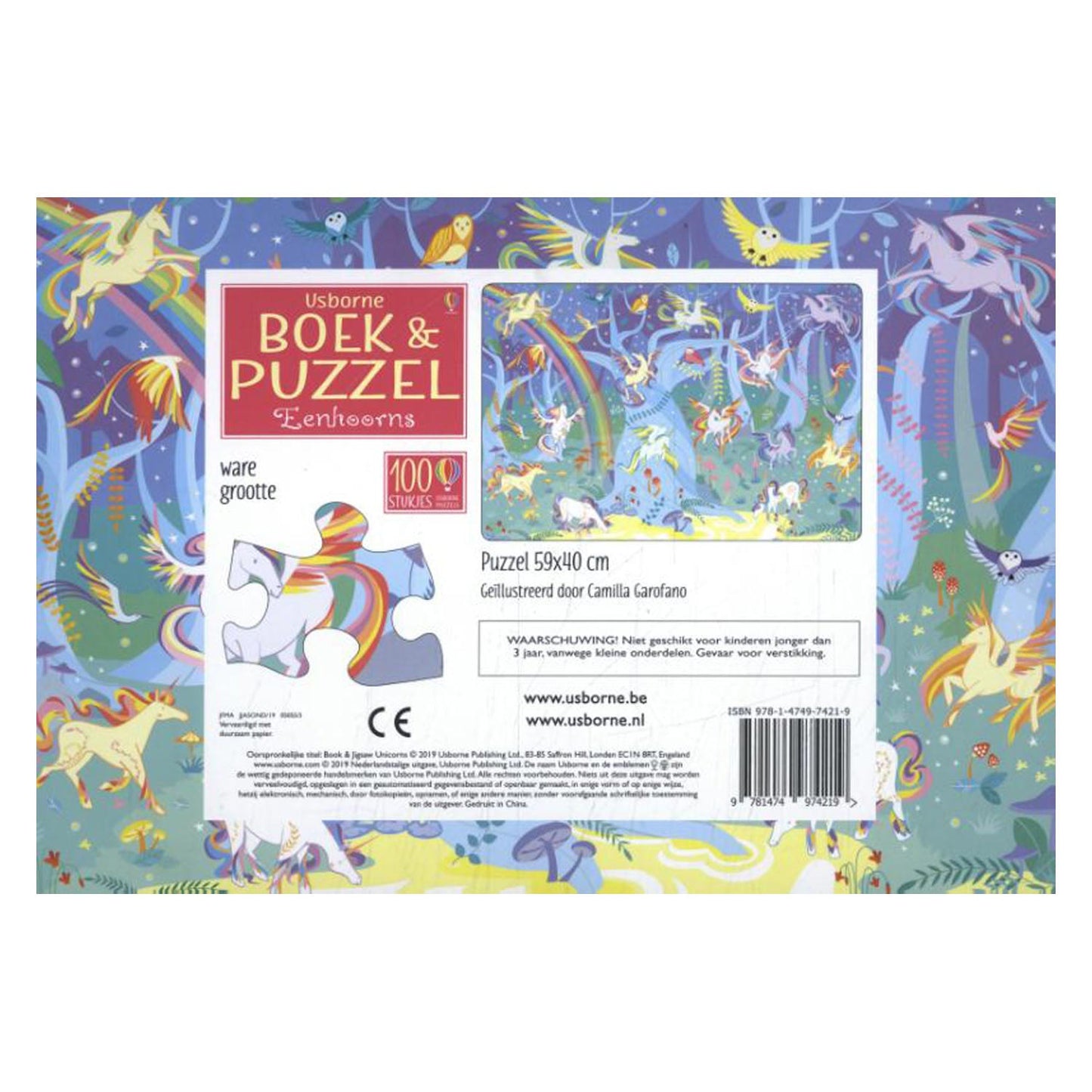 Eenhoorns Boek en Puzzel