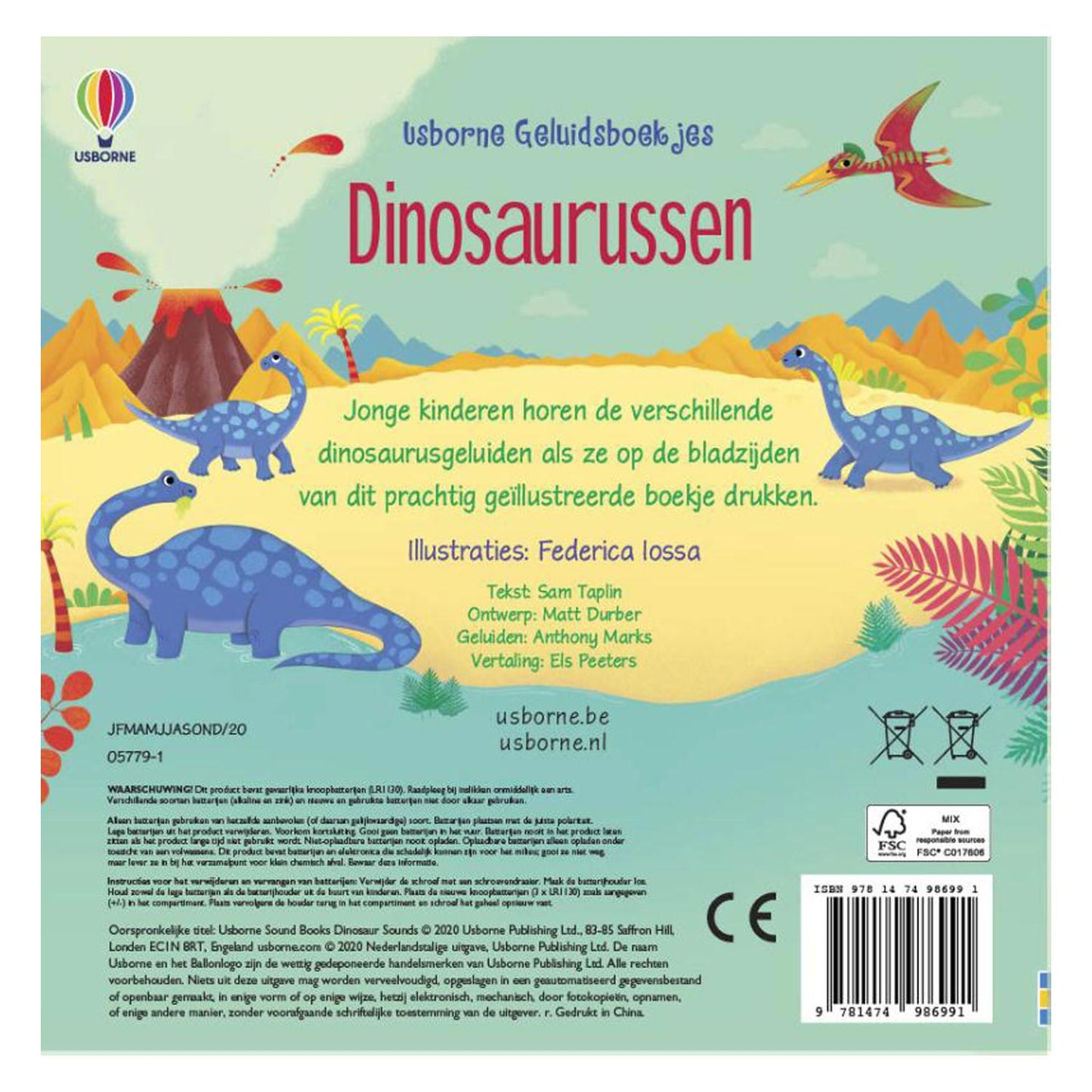 Dinosauri del libro sonoro