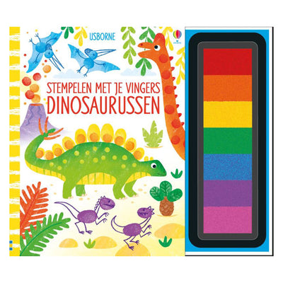 Wpg uitgevers stempelen met je vingers - dinosaurussen