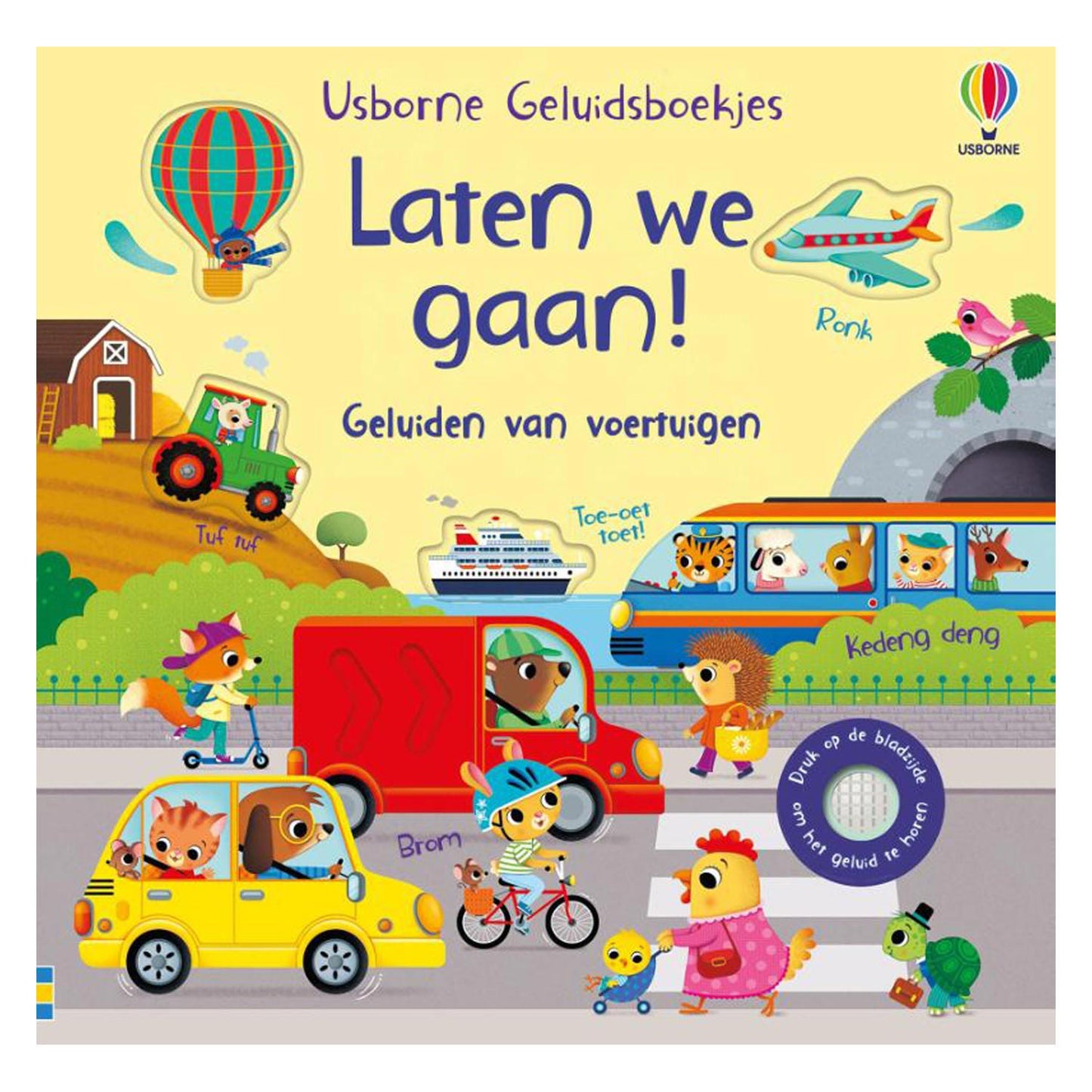 Wpg uitgevers geluidenboek voertuigen - laten we gaan!