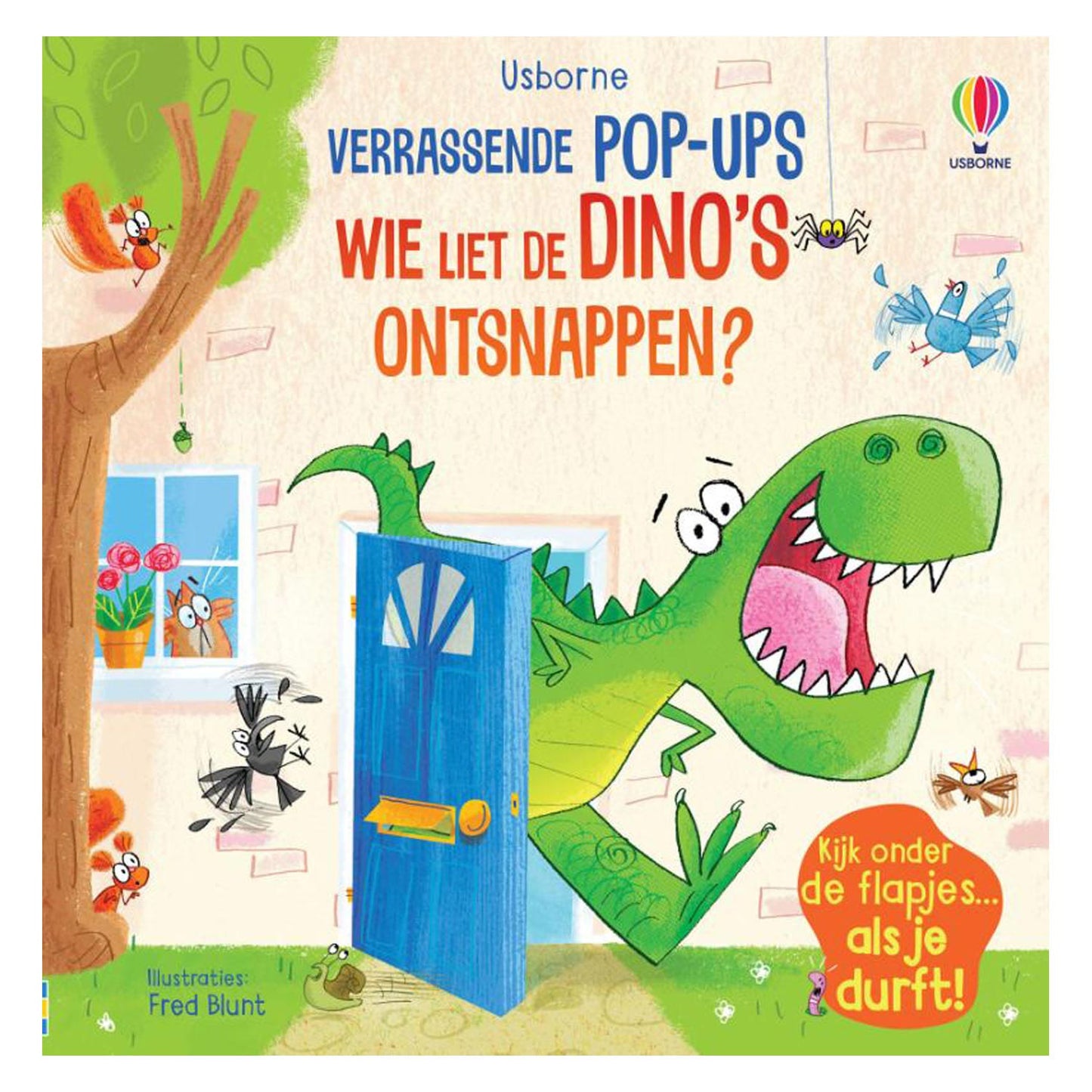 ¿Quién dejó escapar de los Dinos? Libro emergente
