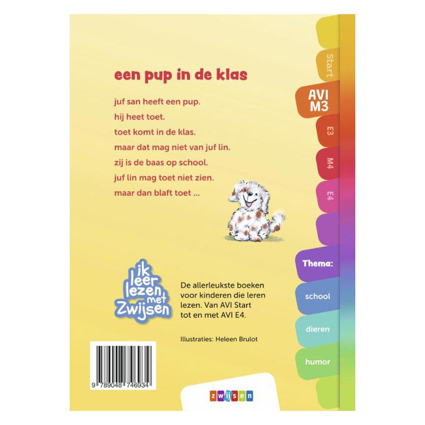 WPG Uitgevers Zwijsen Boek AVI M3 een Pup in de Klas